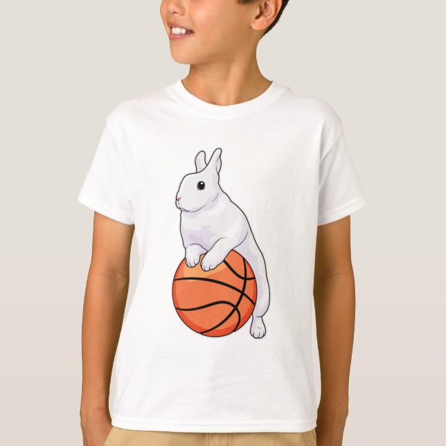 T-shirt Joueur de basket-ball Bunny (Devant)