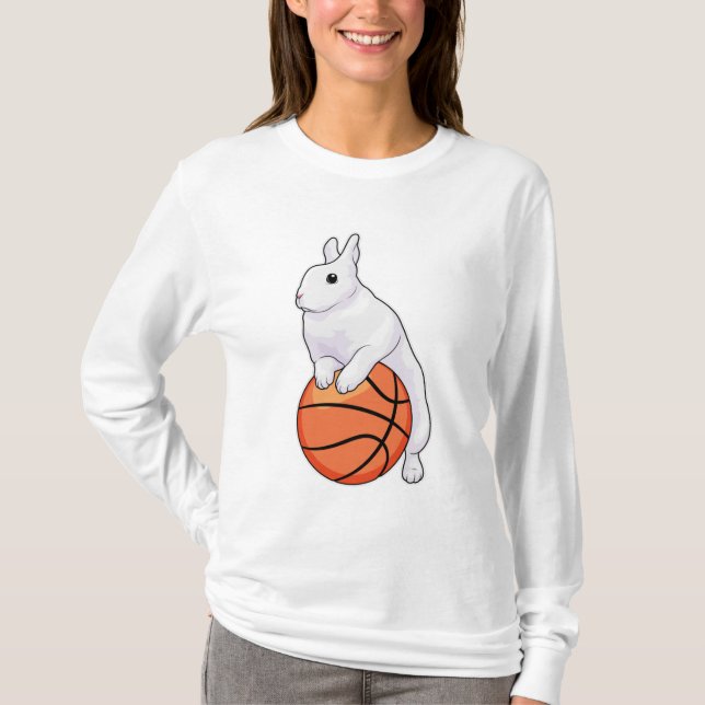 T-shirt Joueur de basket-ball Bunny (Devant)