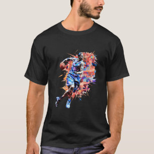 T-shirt Joueur de basket-ball Champion de jeu sportif