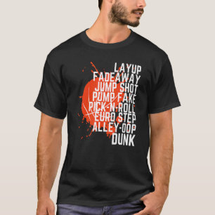 T-shirt Joueur de basket-ball Court Ball Basketball Jeunes