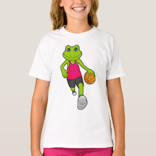 T-shirt Joueur de basket-ball de grenouille