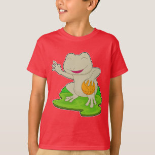 T-shirt Joueur de basket-ball de grenouille