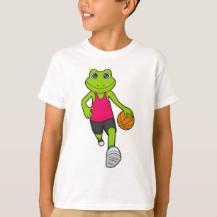 T-shirt Joueur de basket-ball de grenouille