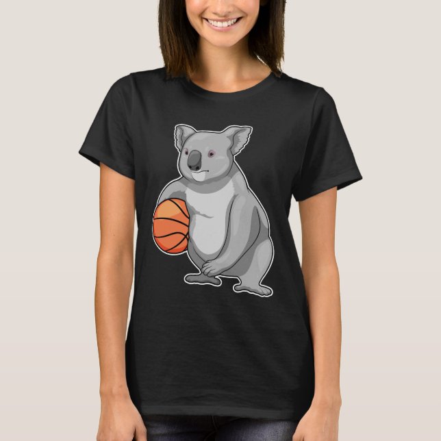 T-shirt Joueur de basket-ball de Koala (Devant)