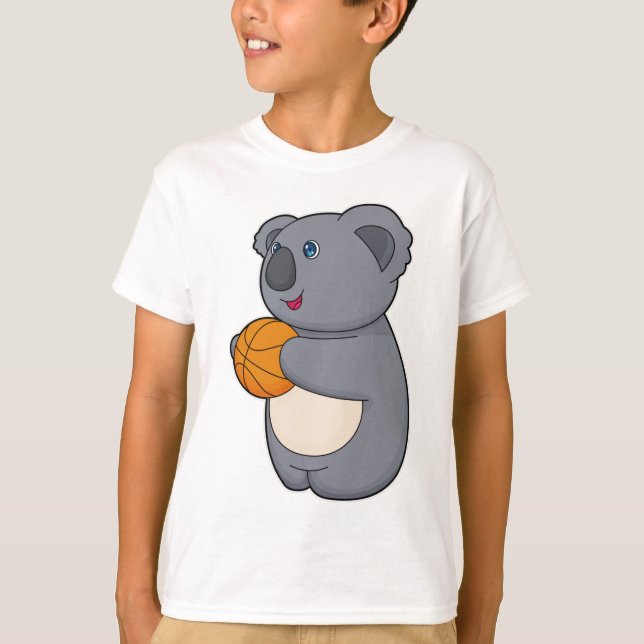 T-shirt Joueur de basket-ball de Koala (Devant)
