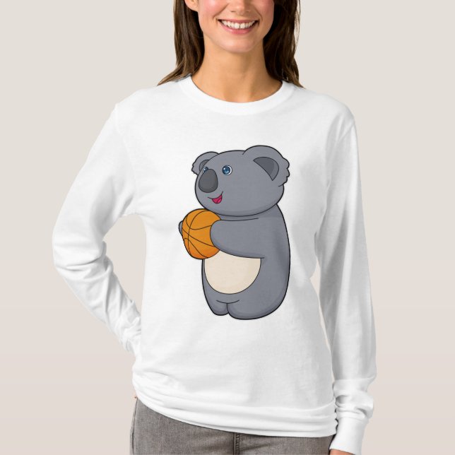 T-shirt Joueur de basket-ball de Koala (Devant)