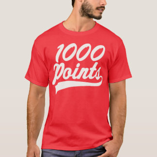 T-shirt Joueur de basket-ball du lycée de 1000 points