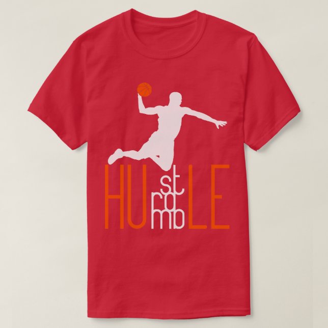 T-shirt Joueur de basket-ball Dunking (Design devant)