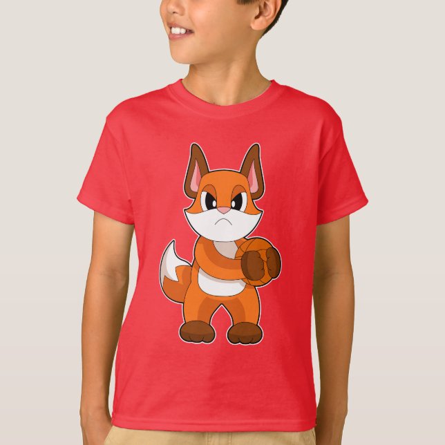 T-shirt Joueur de basket-ball Fox (Devant)