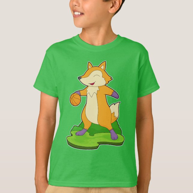 T-shirt Joueur de basket-ball Fox Basketball (Devant)
