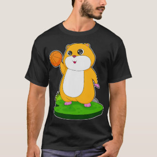 T-shirt Joueur de basket-ball Hamster Basketball