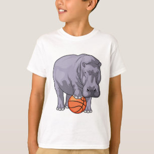 T-shirt Joueur de basket-ball hippo