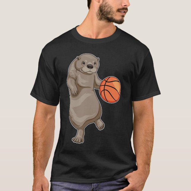 T-shirt Joueur de basket-ball Otter (Devant)
