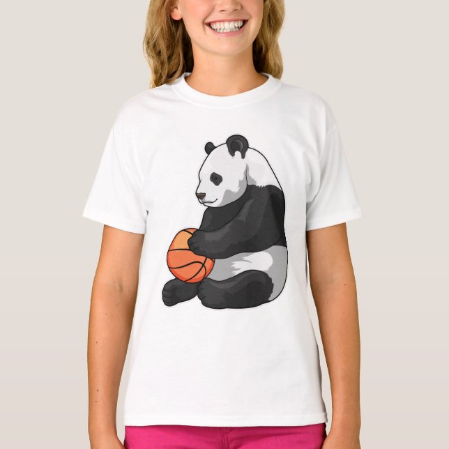 T-shirt Joueur de basket-ball Panda (Devant)