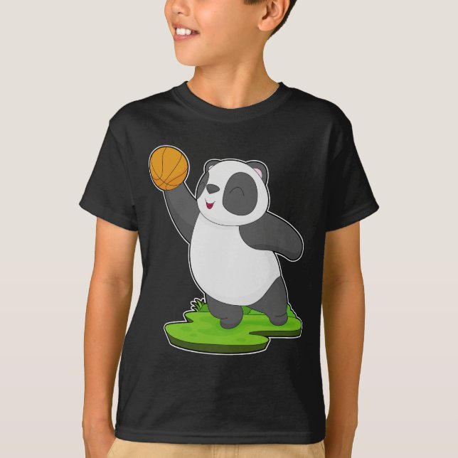 T-shirt Joueur de basket-ball Panda (Devant)