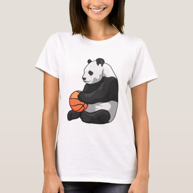 T-shirt Joueur de basket-ball Panda (Devant)