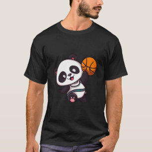 T-shirt Joueur de basket-ball Panda Basketballer