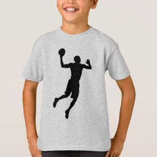 T-shirt Joueur de basket-ball Pop Art Silhouette
