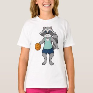 T-shirt Joueur de basket-ball Racoon