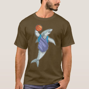 T-shirt Joueur de basket-ball requin