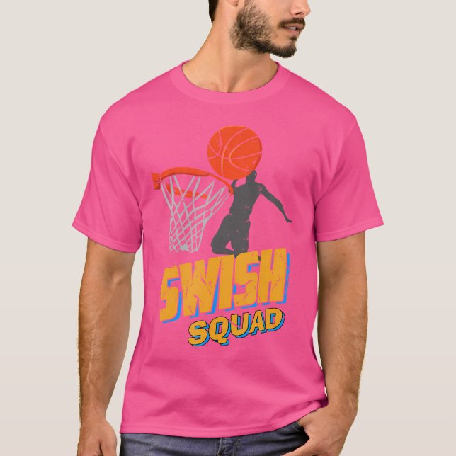T-shirt Joueur de basket-ball Swish Squad (Devant)