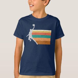 T-shirt Joueur de basket Diverses couleurs Ligne Vintage