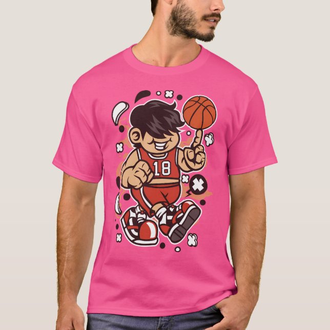 T-shirt Joueur de basket - Drôle pour (Devant)