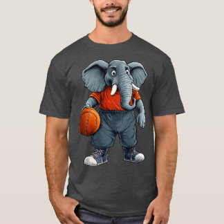T-shirt Joueur de basket éléphant / éléphant de basket T