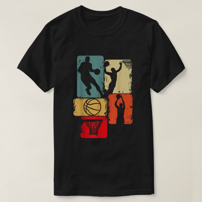 T-shirt Joueur de basket Garçons Enfants Hommes (Design devant)