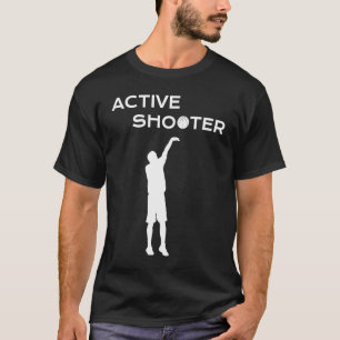 T-shirt Joueur de basketball de tir actif Basketball actif