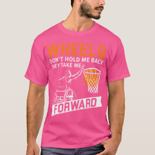 T-shirt Joueur de basketball en fauteuil roulant Handicap 
