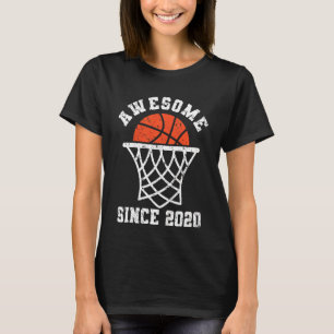 T-shirt Joueur De Basketball Enfants Awesome Depuis 2020 K