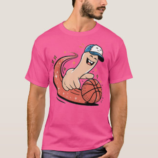 T-shirt Joueur De Basketball Mignonne Pour Louveur De Bask