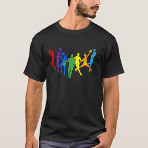 T-shirt Joueur de basketball Silhouette Silhouette