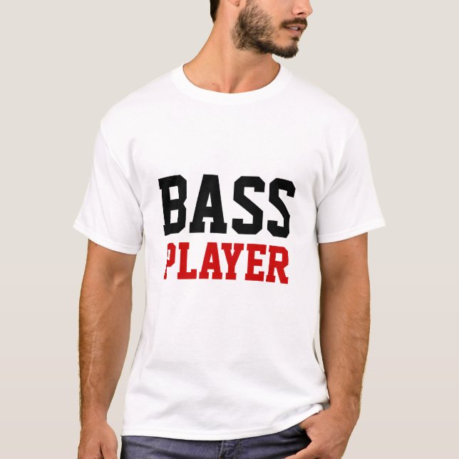 T-shirt Joueur de basse (Devant)