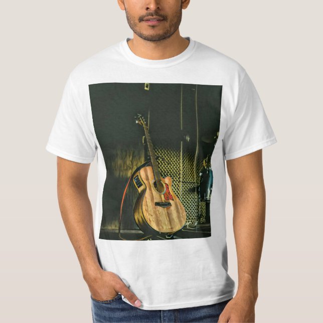 T-shirt Joueur de basse guitare (Devant)