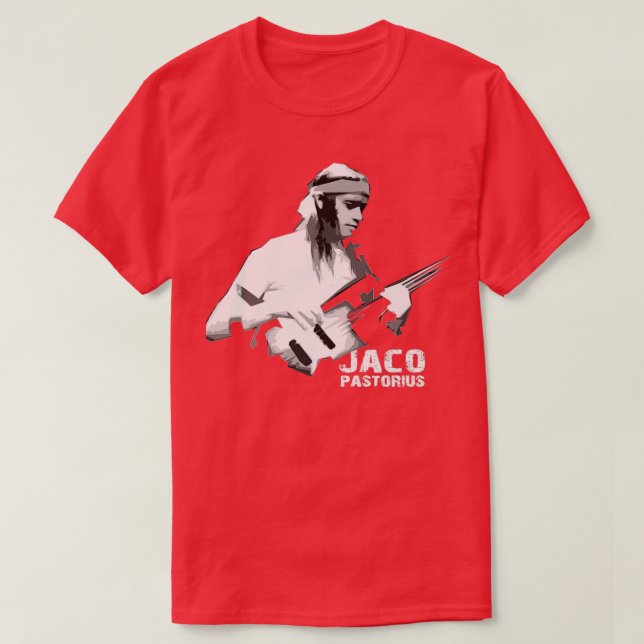 T-shirt Joueur de basse Jaco  (Design devant)