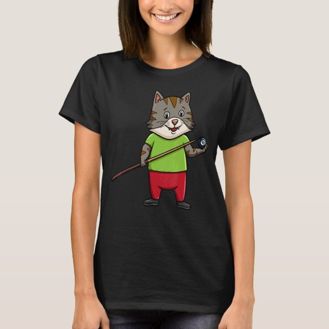 T-shirt Joueur de billard billard billard billard billard  (Devant)