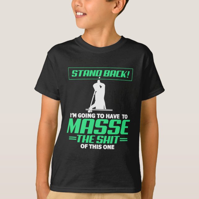 T-shirt Joueur De Billard Billard De Billard Reposez-Vous  (Devant)