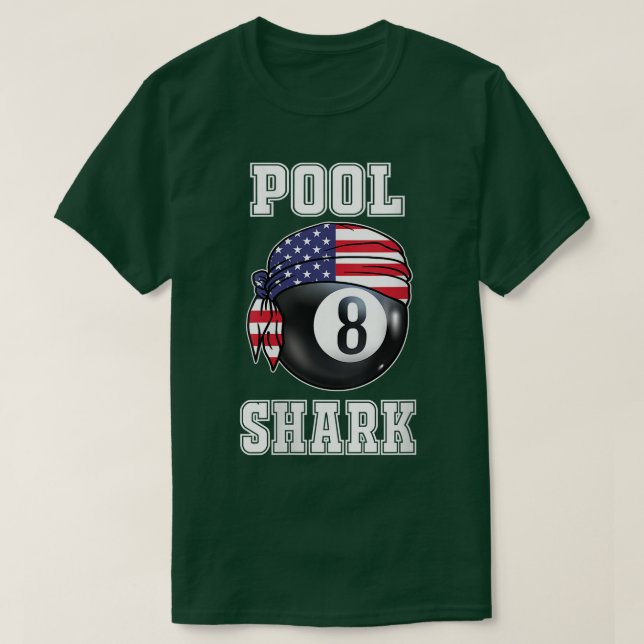 T-shirt Joueur de billard féminin Team8 Ball Pool Joueur C (Design devant)