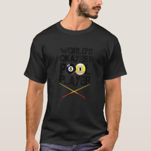 T-shirt Joueur de billard Moyennement Doué Queue de Snooke