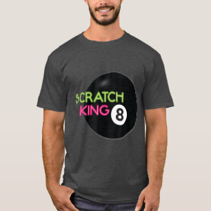 T-shirt Joueur de billard Scratch King