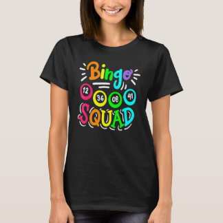 T-shirt Joueur de Bingo Casino Femmes Hommes Mignon Équipe