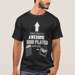T-shirt Joueur de Bingo Génial Ressemble à un Casino de Je