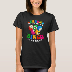 T-shirt Joueur de Bingo Nana Jeu Grand-mère Lotterie Retra