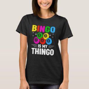 T-shirt Joueur de Bingo Salles de Bingo Jeu de Casino Jeu