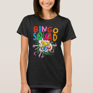 T-shirt Joueur de bingo Squad Lottery Joueur de bingo Gagn