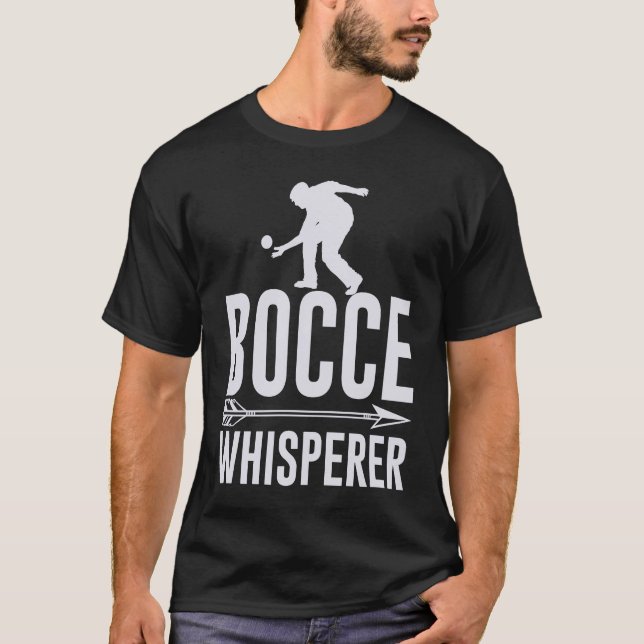 T-shirt Joueur de Bocce Ball pour Petanque (Devant)