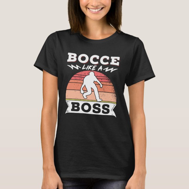 T-shirt Joueur de boules de Bocce 22 (Devant)