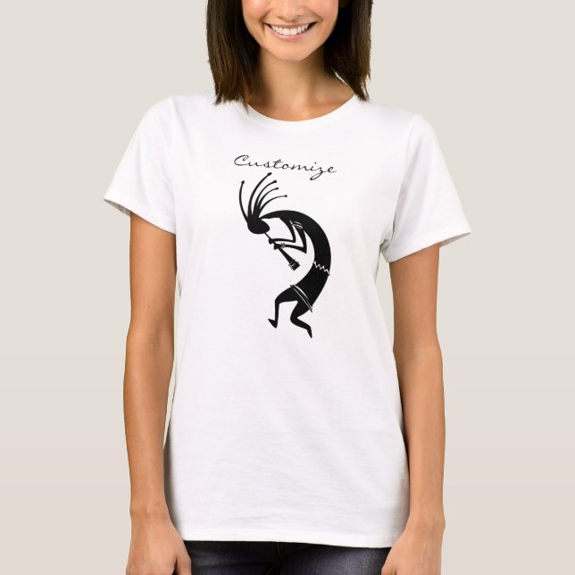T-shirt Joueur de cannelure de Kokopelli Thunder_Cove (Devant)